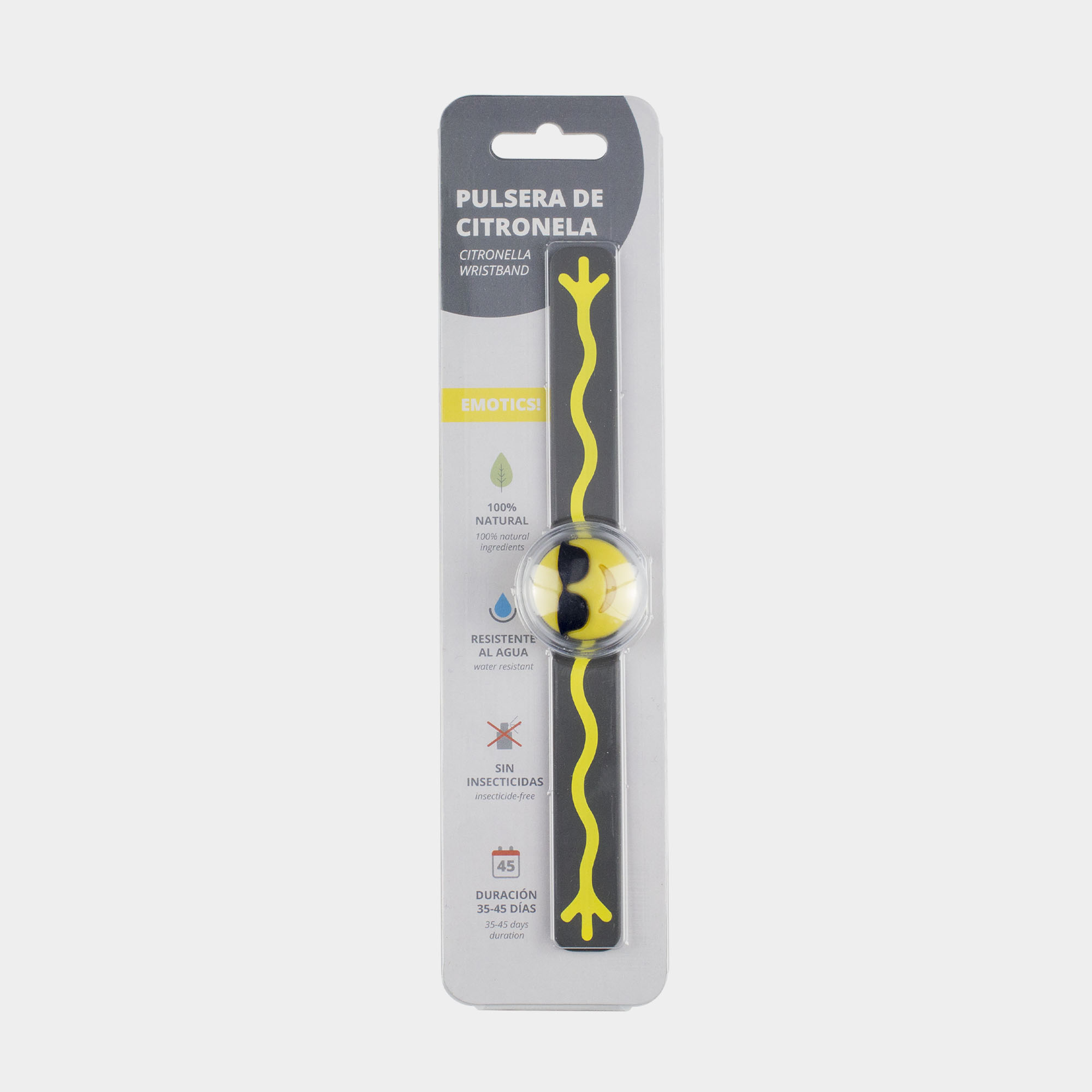 Citronela Emotic Black bracelet